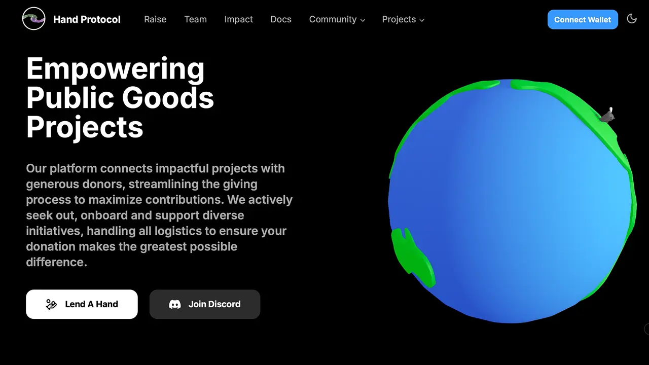 Hand Protocol project screenshot
