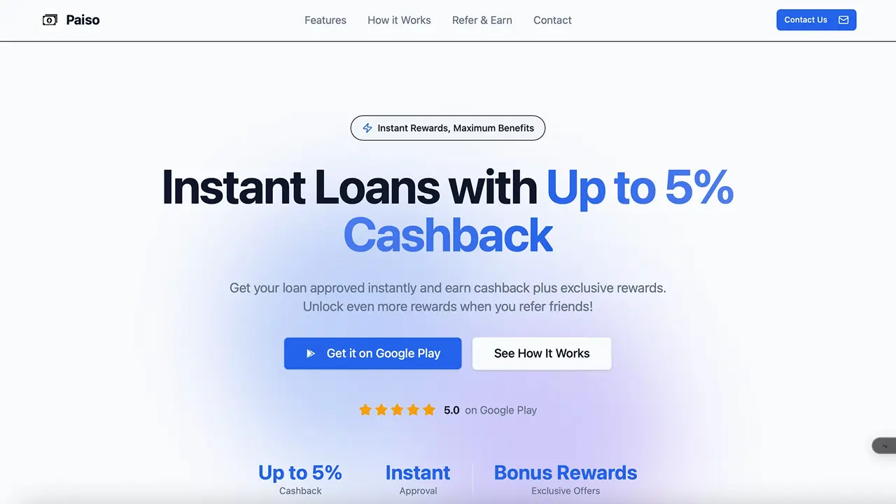 Paiso project screenshot